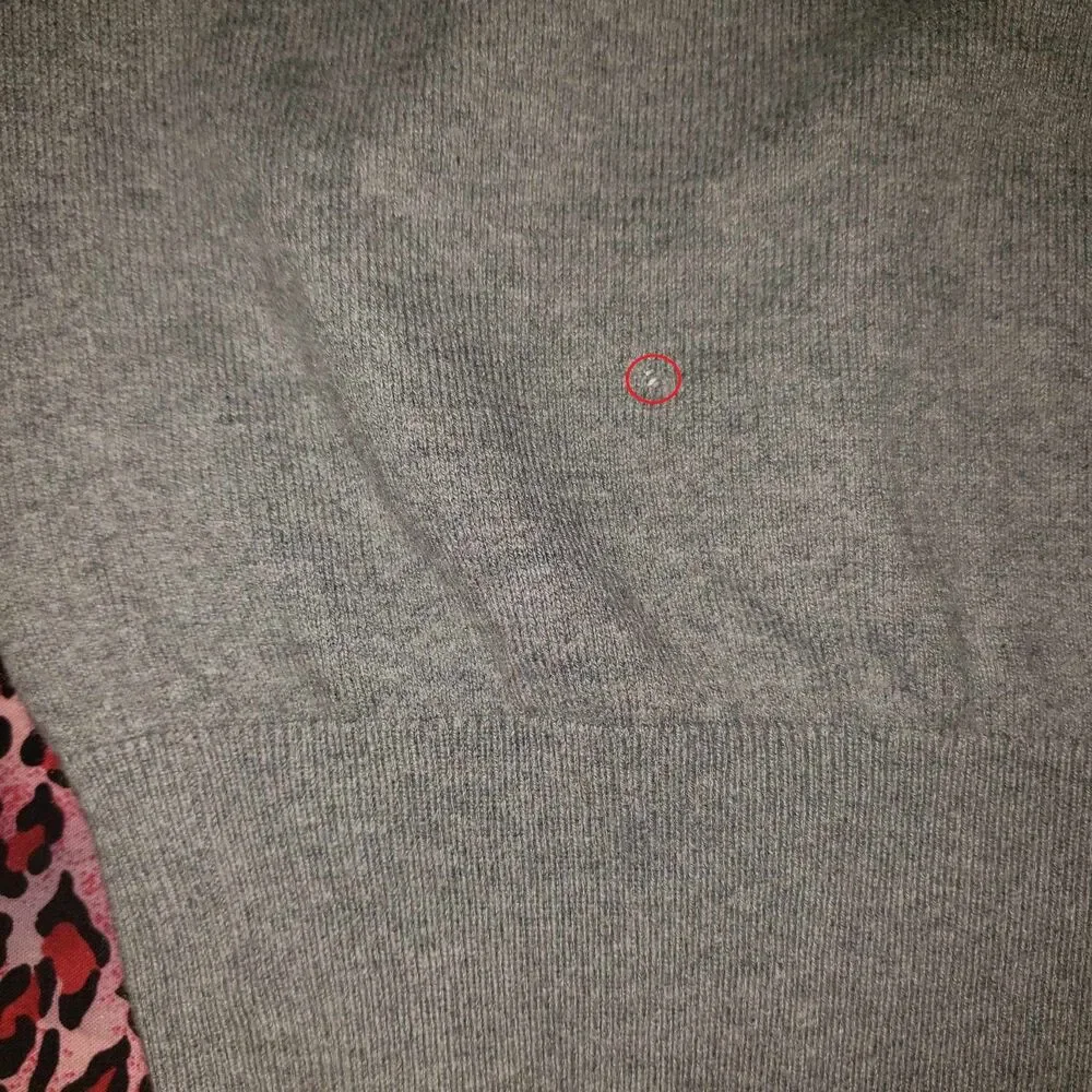 Banana Republic Grey V Neck Cashmere Blend Sweater Mens Size Large